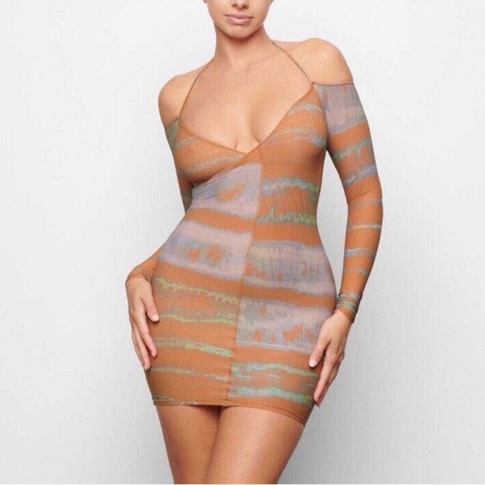Brand New SKIMS Tie Dye Print Dress